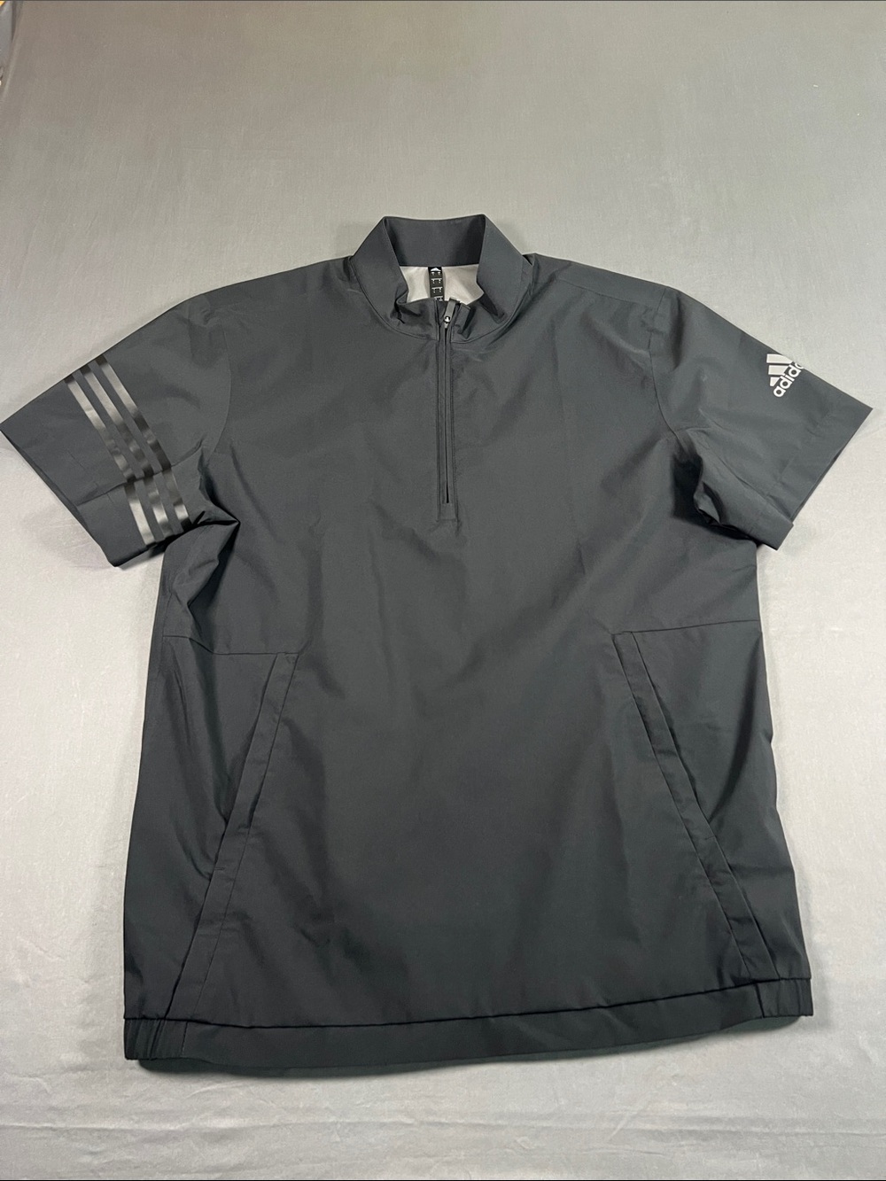 ADIDAS GOLF
Short Sleeve Provisional
Popover Rain Jacket In Black